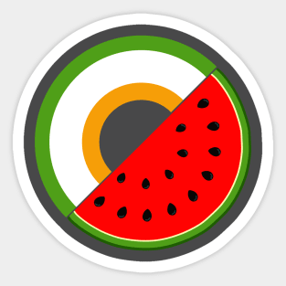 IRELAND STANDS WITH PALESTINE - Watermelon Sticker